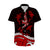 Polynesian Tribal Hawaiian Shirt with Sharks Tattoo Red LT6 Red - Polynesian Pride