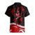 Polynesian Tribal Hawaiian Shirt with Sharks Tattoo Red LT6 - Polynesian Pride