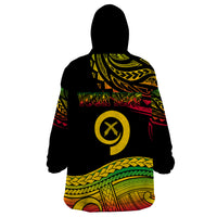 Custom Tribal Vanuatu Wearable Blanket Hoodie Pround To Be A Ni-Van LT6 - Polynesian Pride