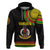 Custom Vanuatu Hoodie Polynesia Circle LT6 Pullover Hoodie Black - Polynesian Pride