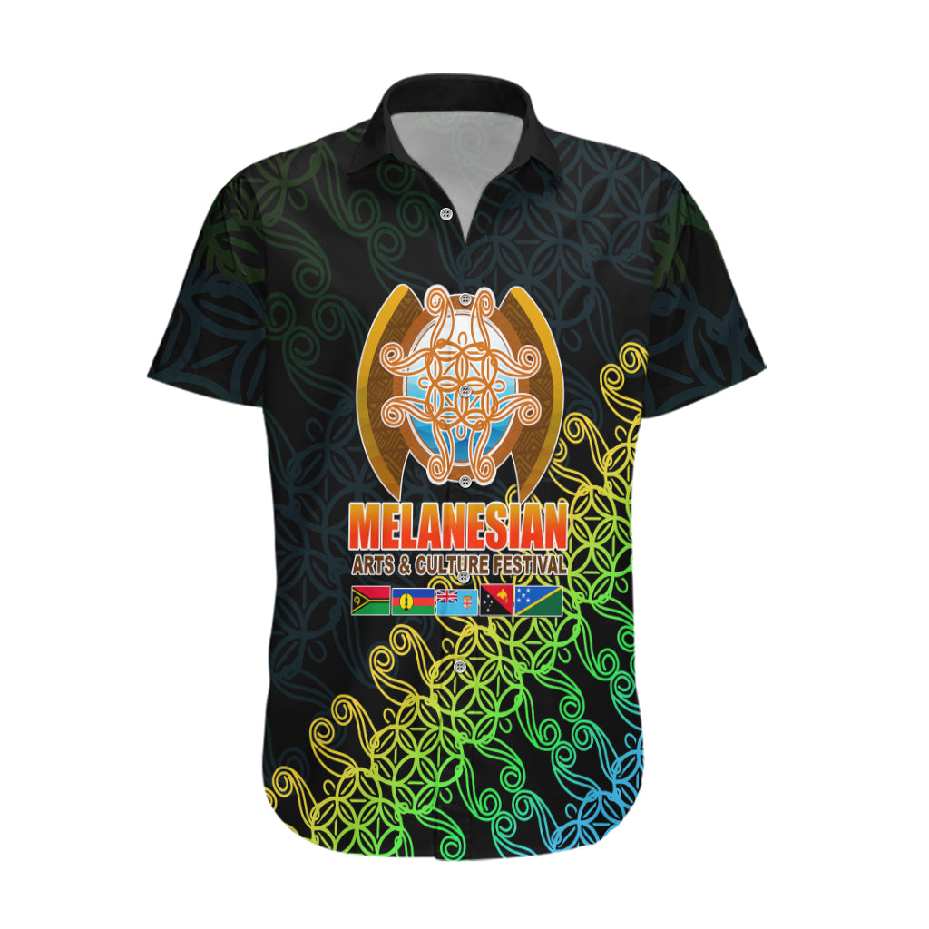 Melanesian Festival 2023 Hawaiian Shirt Fest'Napuan Black Style LT6 Black - Polynesian Pride