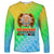 Melanesian Festival 2023 Long Sleeve Shirt Fest'Napuan Colorful Style LT6 Unisex Green - Polynesian Pride