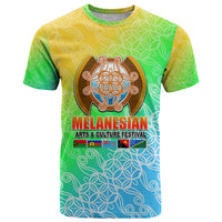 Melanesian Festival 2023 T Shirt FestNapuan Colorful Style LT6 Green - Polynesian Pride
