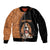 Custom Basset Hound Dog Bomber Jacket With Polynesian Tribal Tattoo LT6 Unisex Black - Polynesian Pride