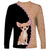 Custom Chihuahua Dog Long Sleeve Shirt With Polynesian Tribal Tattoo LT6 - Polynesian Pride