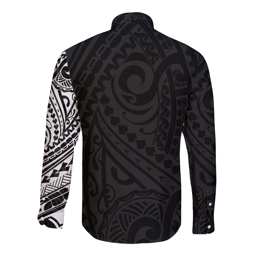 Polynesian Dachshund Dog Long Sleeve Button Shirt Dog In My Heart LT6 - Polynesian Pride