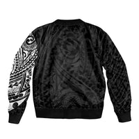 Polynesian German Shepherd Dog Sleeve Zip Bomber Jacket Dog In My Heart LT6 - Polynesian Pride