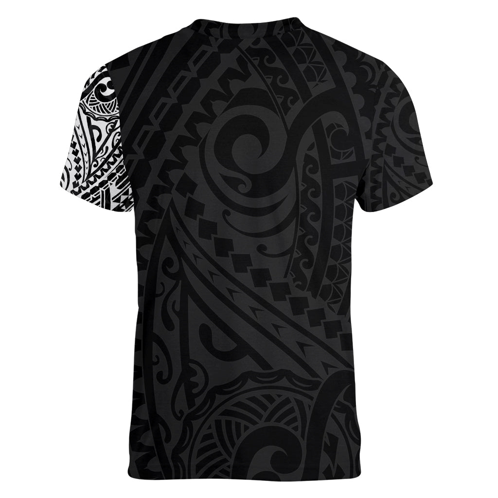 Polynesian Samoyed Dog Women V Neck T Shirt Dog In My Heart LT6 - Polynesian Pride