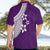 Polynesian Hawaiian Shirt With Plumeria Flower Purple LT6 - Polynesian Pride