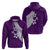 Polynesian Hoodie With Plumeria Flower Purple LT6 - Polynesian Pride