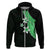 Polynesian Hoodie With Plumeria Flower Green LT6 - Polynesian Pride