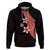 Polynesian Hoodie With Plumeria Flower Red LT6 Red - Polynesian Pride