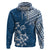 Hawaii Summer Hoodie Mix Polynesian Dark Blue LT6 Pullover Hoodie Blue - Polynesian Pride