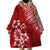 Hawaii Summer Wearable Blanket Hoodie Mix Polynesian Red LT6 - Polynesian Pride