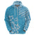 Hawaii Summer Hoodie Mix Polynesian Light Blue LT6 - Polynesian Pride