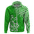 Hawaii Summer Hoodie Mix Polynesian Green LT6 Zip Hoodie Green - Polynesian Pride