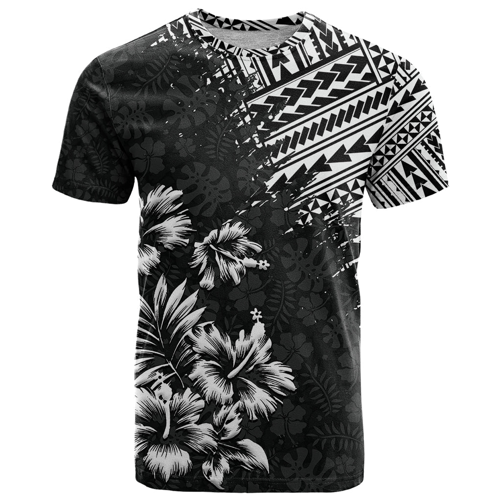 Hawaii Summer T Shirt Mix Polynesian Black LT6 Black - Polynesian Pride