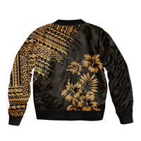 Hawaii Summer Bomber Jacket Mix Polynesian Gold LT6 - Polynesian Pride