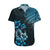 Hawaii Summer Hawaiian Shirt Mix Polynesian Black-Blue LT6 Blue - Polynesian Pride