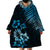 Hawaii Summer Wearable Blanket Hoodie Mix Polynesian Black-Blue LT6 - Polynesian Pride