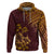 Hawaii Summer Hoodie Mix Polynesian Brown LT6 Pullover Hoodie Brown - Polynesian Pride