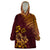 Hawaii Summer Wearable Blanket Hoodie Mix Polynesian Brown LT6 One Size Brown - Polynesian Pride