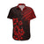 Hawaii Summer Matching Dress and Hawaiian Shirt Mix Polynesian Black Red LT6 No Dress Red - Polynesian Pride