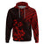 Hawaii Summer Hoodie Mix Polynesian Black Red LT6 Pullover Hoodie Red - Polynesian Pride