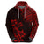 Hawaii Summer Hoodie Mix Polynesian Black Red LT6 - Polynesian Pride