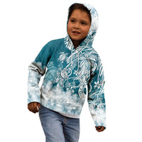 Polynesian Sea Turtle Kid Hoodie Tribal LT6 - Polynesian Pride