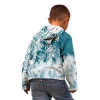 Polynesian Sea Turtle Kid Hoodie Tribal LT6 - Polynesian Pride
