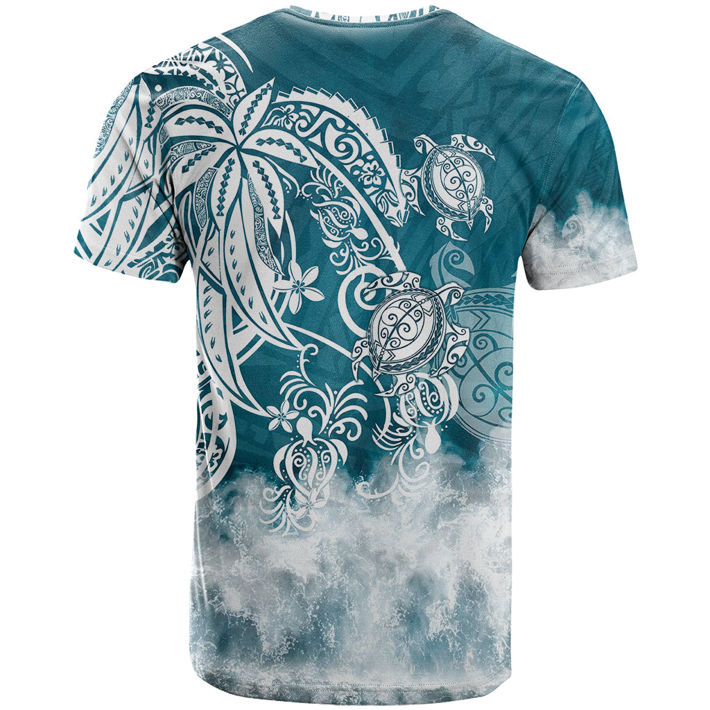 Polynesian Sea Turtle T Shirt Tribal LT6 - Polynesian Pride