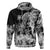 Polynesian Sea Turtle Hoodie Tribal Black LT6 Black - Polynesian Pride