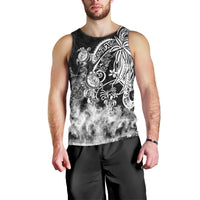 Polynesian Sea Turtle Men Tank Top Tribal Black LT6 - Polynesian Pride