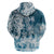 Polynesian Sea Turtle Hoodie Tribal Blue LT6 - Polynesian Pride