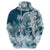 Polynesian Sea Turtle Hoodie Tribal Blue LT6 - Polynesian Pride