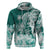 Polynesian Sea Turtle Hoodie Tribal Green LT6 Green - Polynesian Pride