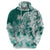 Polynesian Sea Turtle Hoodie Tribal Green LT6 - Polynesian Pride