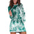 Polynesian Sea Turtle Hoodie Dress Tribal Green LT6 Green - Polynesian Pride