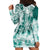 Polynesian Sea Turtle Hoodie Dress Tribal Green LT6 - Polynesian Pride