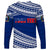 (Custom Personalised) Happy Fathers Day Samoa Long Sleeve Shirt I Love You Dad Blue LT6 - Polynesian Pride