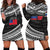 (Custom Personalised) Happy Fathers Day Samoa Hoodie Dress I Love You Dad Black LT6 - Polynesian Pride