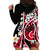 Plumeria Polynesian Hoodie Dress Trending Red LT6 - Polynesian Pride