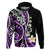 Plumeria Polynesian Hoodie Trending Purple LT6 Purple - Polynesian Pride