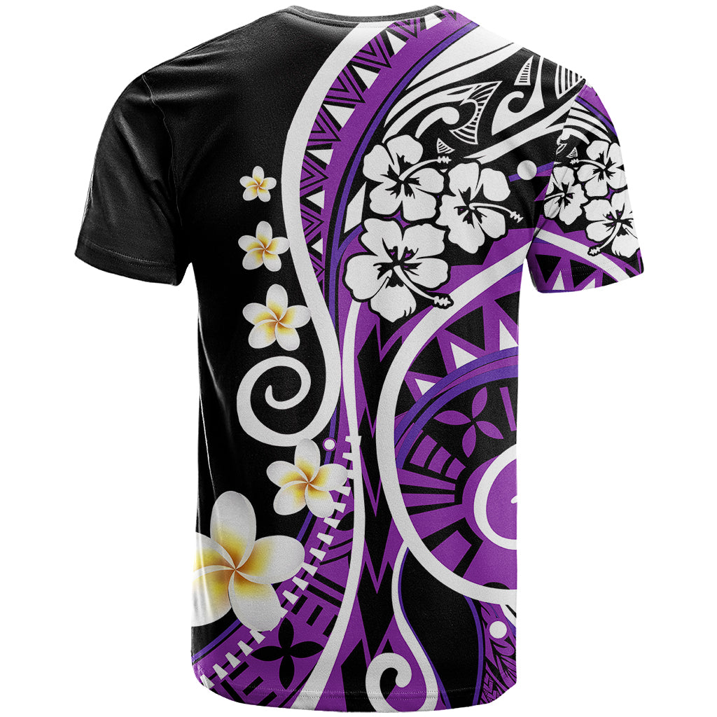 Plumeria Polynesian T Shirt Trending Purple LT6 - Polynesian Pride