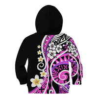 Plumeria Polynesian Kid Hoodie Trending Pink LT6 - Polynesian Pride