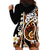 Plumeria Polynesian Hoodie Dress Trending Brown LT6 - Polynesian Pride