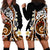 Plumeria Polynesian Hoodie Dress Trending Brown LT6 - Polynesian Pride