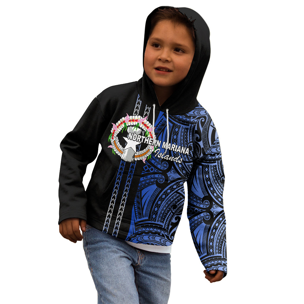 Custom Northern Mariana Islands Kid Hoodie Polynesian Tribal LT6 - Polynesian Pride