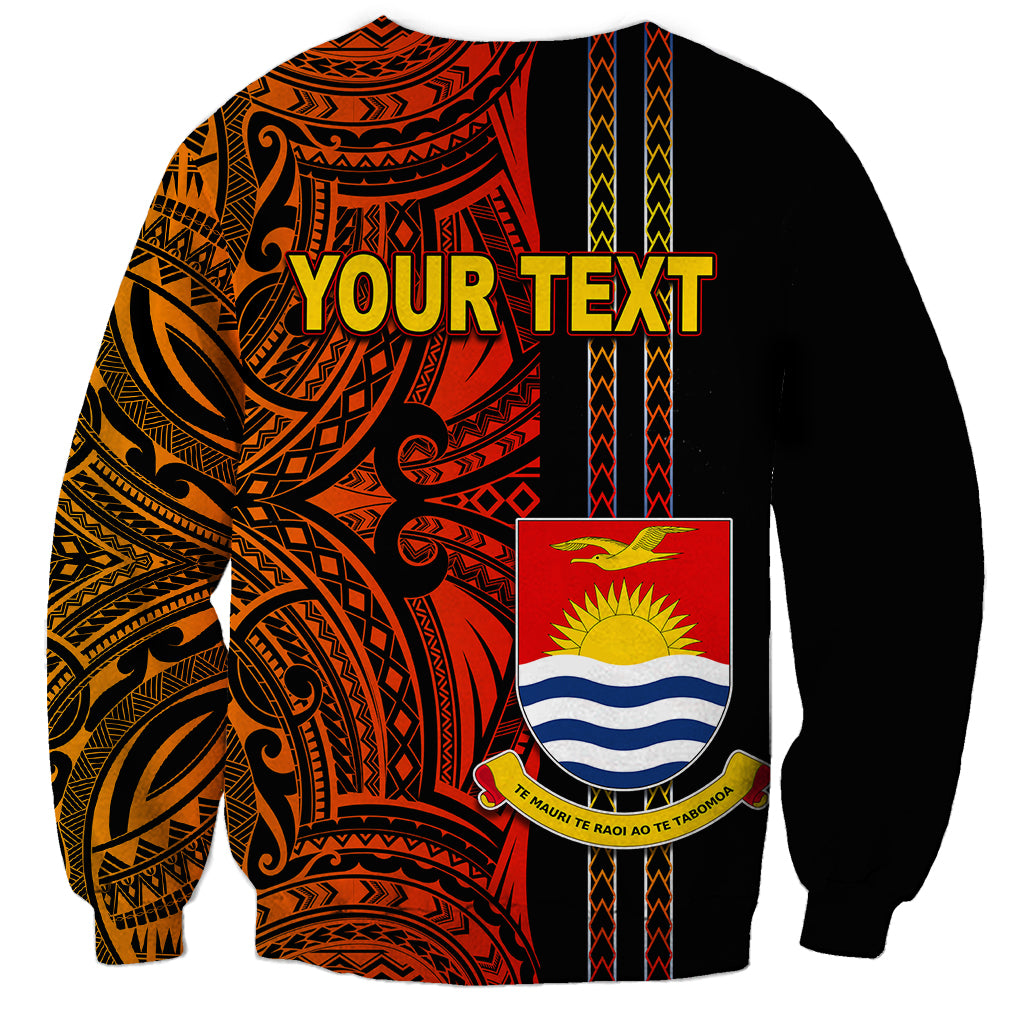 Custom Kiribati Sweatshirt Polynesian Tribal LT6 - Polynesian Pride